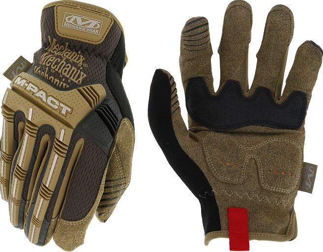 M-Pact® Open Cuff Gloves (XX-Large, Brown)